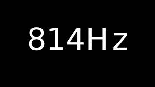 Speaker Sound Test 814Hz