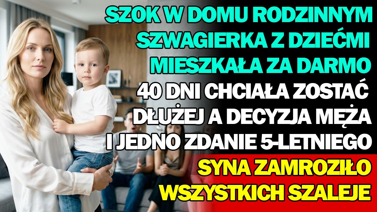 „Och, to mieszkanie też kupiono za pieniądze Dawida, prawda? Potraktuj to jak nasz wspólny dom i zrelaksuj się.” Usłyszałam to od mojej szwagierki, która od 40 dni mieszkała u nas za darmo, a mój...