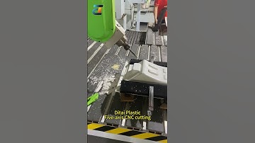 Five-axis CNC machine cutting product live video