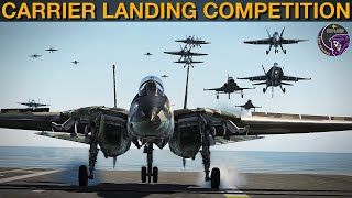 EXTREME Carrier Landing Skill Competition - March 2022 | DCS WORLD