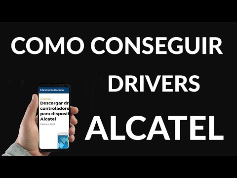 Descargar Drivers o Controladores USB para Dispositivos Alcatel