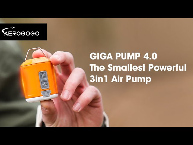 Giga Pump 4.0 Mini pompe à air pour matelas Mat Anneau de natation Camping  Outdoor Portable Compresseur d'air électrique Gonfleur Pompe à vide