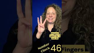Are you making these common ASL mistakes with the number 46