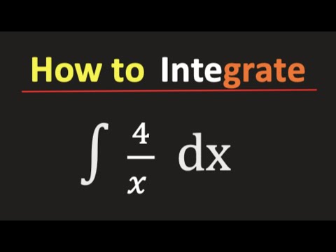 Integration of 4/x