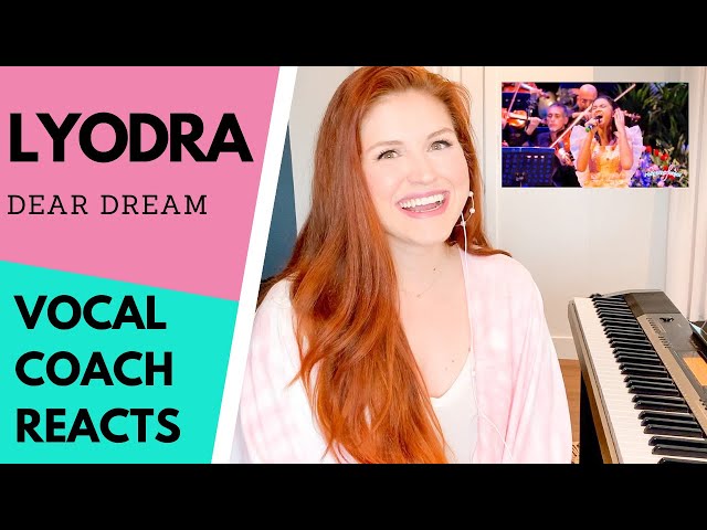 Lyodra Dear Dream Sanremo Junior Finals - VOCAL COACH REACTS class=