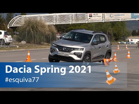 Dacia Spring 2021 - Maniobra de esquiva y eslalon | km77.com