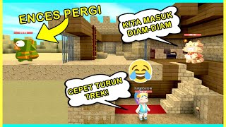 ENCES PERGI!! ZEDDAX, PETREK MASUK KERAJAAN ENCES!! HAHA.. (Mini World Block Art Survival Eps. 9)