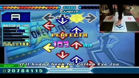 DDR Cotton Eye Joe Expert Heavy on StepMania