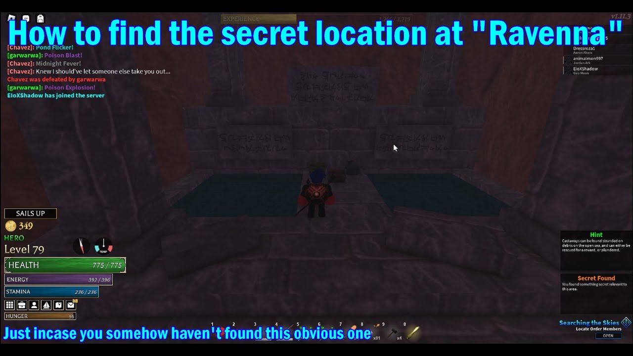 Arcane Odyssey  Ravenna Secret Location! 