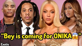 Charlemagne reveals Beyoncé H🅰️TES Nicki Minaj😱JayZ CLOWNED by the general public & Ak expose them💀🫖