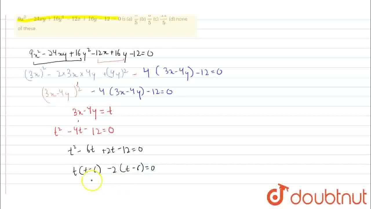 the-distance-between-the-two-lines-represented-by-the-equation-9x-2