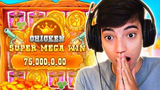 MAX WIN !! STELUTO FORROU 75 MIL NO CHICKEN RUSH !!