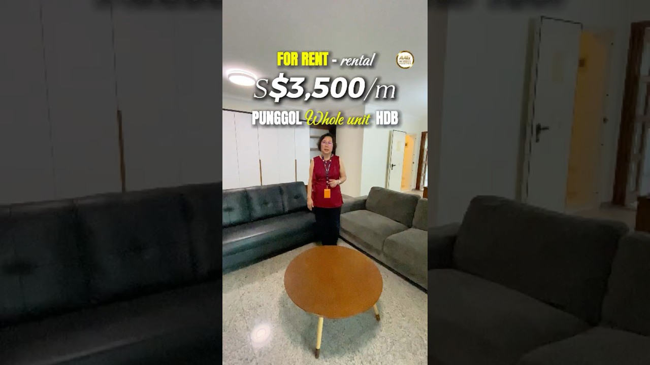 HDB Whole Unit for rent in PUNGGOL #aagmedia #rental #punggol