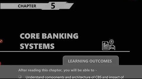 INTRODUCTION TO CORE BANKING SYSTEM | BANKING PRODUCTS | CA INTER | ENTERPRISE INFORMATION SYSTEM