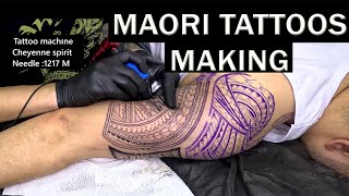 Maori Tattoo Design - Maori Dövmesi Nasıl Yapılır 4K!