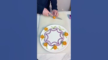 A tutorial that you can learn at once for decoration! #Vegetable and fruit modeling #decoration #Ea