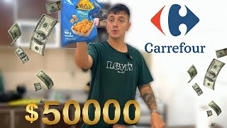 24HS COMIENDO LO MÁS CARO DE CARREFOUR 🛒