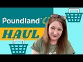 Poundland Haul New In Groceries Home Pep and Co Clothing and Fun Bargains