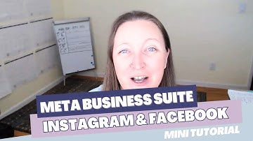 Meta Business Suite Instagram and Facebook Post Scheduling Tutorial