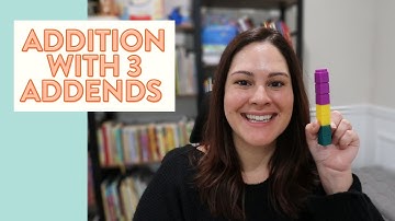How to teach Addition with 3 Addends (1.OA.2) // first grade addition activities