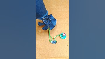 How to Generate Electricity with powerful wind | #dcmotor #tech #youtubeshorts #dcmotorproject