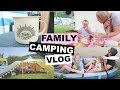 CAMPING IN A STORM | FAMILY CAMPING VLOG | Kate+