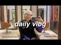 Daily vlog: getting my hair done (again), shipping orders, chit chat, work