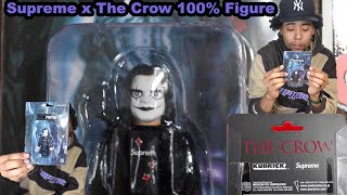 3個　supreme the crow Kubrick 100%