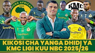 Mabadiliko Kikosi Cha Yanga Kinachoanza Dhidi Ya KMC Mechi Ya Ligi Kuu NBC 2025/2026
