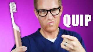 DENTIST Reveals The TRUTH About The QUIP Toothbrush!! Quip Electric Toothbrush Review. screenshot 3
