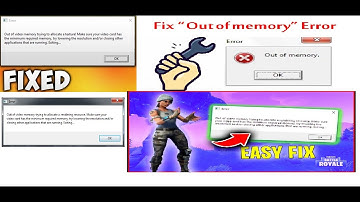 Resolvido! - Erro Out Of Memory (Valorant-crossfire-fortnite-Etc_)