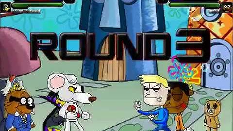 MUGEN danger mouse and count duckula vs george goodlake and vinnie gill