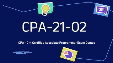 CPA-21-02 CPA - C++ Certified Associate Programmer Exam Dumps