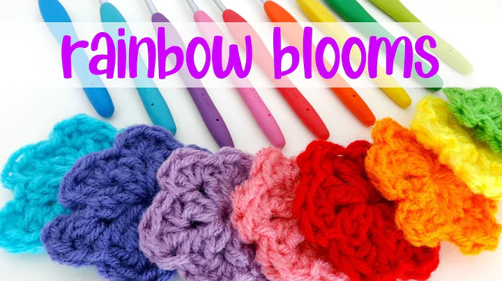 Make Vibrant Rainbow Blooms with Crochet