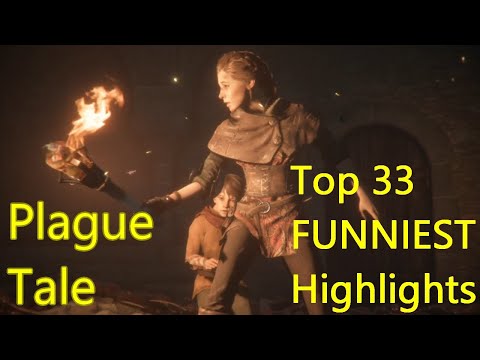 Top 33 FUNNIEST HIGHLIGHTS from Plague Tale Innocence