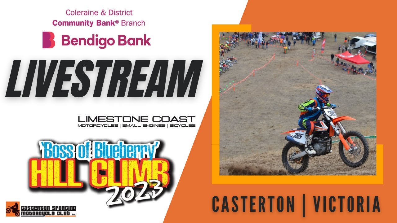 LIVESTREAM | 2023 Limestone Coast Motorcycles Boss of Blueberry Hill ...