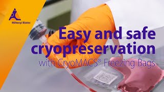 Easy and safe cryopreservation with CryoMACS® Freezing Bags