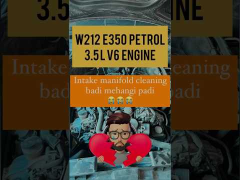 Mercedes-Benz E class Intake manifold problem|| Intake flap replace|| Manifold cleaning|| Luxury car