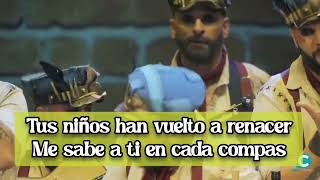 Video thumbnail of "LETRA - COMPARSA LA BOQUITA PRESTÁ - “ PASODOBLE “ A JUAN CARLOS ARAGÓN ""