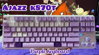 My customized purple keyboard! (Ajazz K870T) screenshot 2