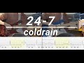 【TAB譜付き】24-7 / coldrain ギター弾いてみた