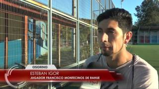 Francisco Montecinos de Rahue vence a Los Pellines de Llanquihue por el futbol ANFA.