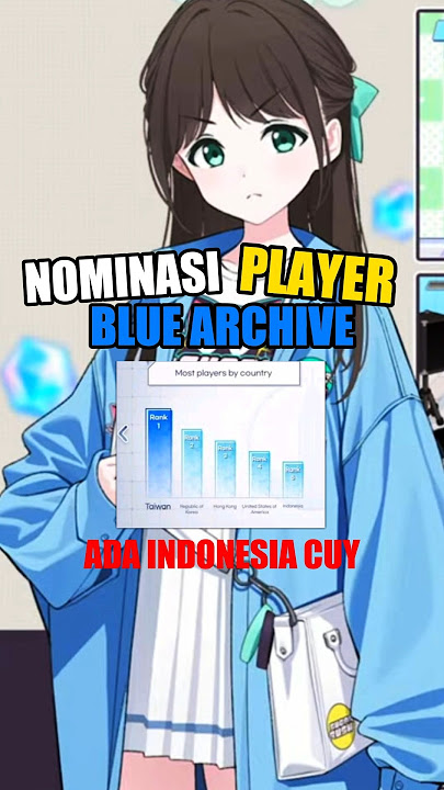 Player BA Terbanyak Ada Di Indo? #bluearchiveglobal #shorts
