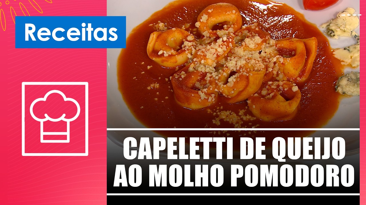 Faça um delicioso capeletti de queijo ao molho pomodoro com os chefs Sérgio e Simone - 26/06/26