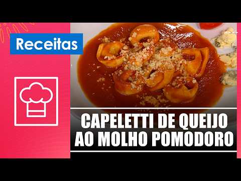 Faça um delicioso capeletti de queijo ao molho pomodoro com os chefs Sérgio e Simone - 26/06/26