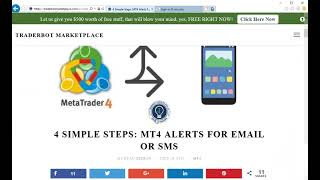 Metatrader 4 Email and Push Alerts  4 Simple Steps