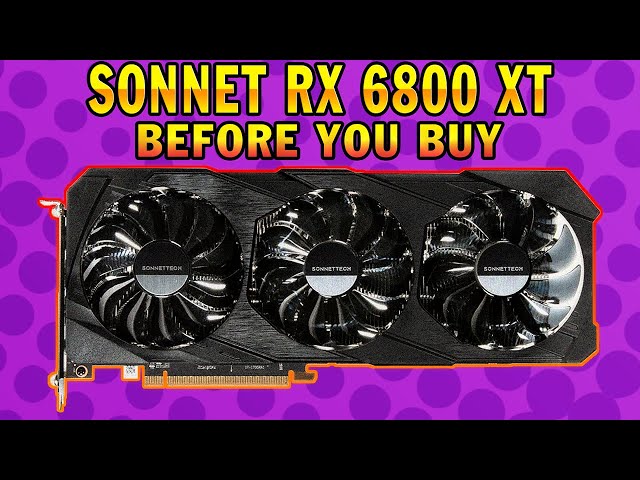 Sonnet AMD Radeon RX 6800 XT Graphics Card Bundle S-RX6800XT-MPK