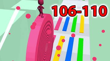 Layers Roll - Level 106-110 - Gameplay Walkthrough - All Level (iOS, Android)