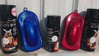 How to Spray Samurai Paint Federal Blue and Red R4L |H138* & H139*|