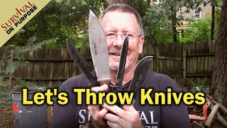 Knife Throwing For Fun Without Special Throwing Knives - Knife Throwing Basics